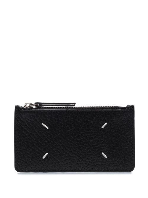 Black calf leather wallet MAISON MARGIELA | S56UI0143P4455T8013